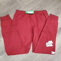 Fleece Sweatpants "Roots Equestrian", Drawstring *vgc, mnr hair, pills