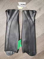 Leather Half Chaps, Back Zips, Bag, tag *new