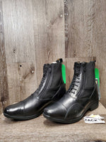 Paddock Boots, Laces, Side Zips, Box, Tag *new