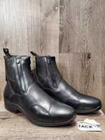 Paddock Boots, Laces, Side Zips, Box, Tag *new