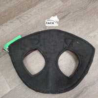 Leather Wool Felt Poll Guard - Head Bumper, 2x caribiner *xc, clean, rubs, pills & hair