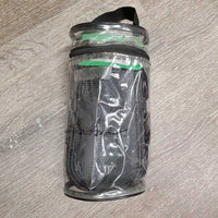 Pr Closed Schooling Boots, velcro, bag *vgc, mnr dirt, hair, rubs & pills