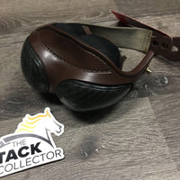 1 ONLY Right Heel Boot *gc, clean, faded, stretched & torn elastic, marker, stains, seam rubs, chips, frayed & hairy velcro