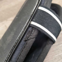 Pr Open Front Boots, tabs *vgc, clean, mnr scrape, scratches & hairy