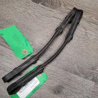 Pr Fine Soft Rolled Leather Bit Converters *vgc, clean, mnr rubs/scrapes