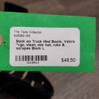 Hind Boots, Velcro *vgc, clean, mnr hair, rubs & scrapes