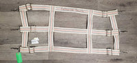Cotton Web Open Stall Guard *vgc, clean, mnr dirt?stains, frayed ends - loose threads