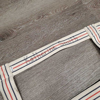 Cotton Web Open Stall Guard *vgc, clean, mnr dirt?stains, frayed ends - loose threads