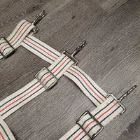 Cotton Web Open Stall Guard *vgc, clean, mnr dirt?stains, frayed ends - loose threads