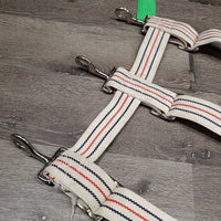 Cotton Web Open Stall Guard *vgc, clean, mnr dirt?stains, frayed ends - loose threads