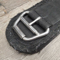 Felt - Nylon Web Cinch, 2x D Rings *gc/fair, clean, v.hairy, rubbed & clumpy