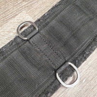 Felt - Nylon Web Cinch, 2x D Rings *gc/fair, clean, v.hairy, rubbed & clumpy