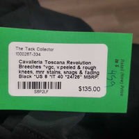 Breeches *vgc, v.peeled & rough knees, mnr stains, snags & fading
