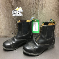 CHILDRENS Paddock Boots, Zips *vgc, mnr dirt, rubs & scratches