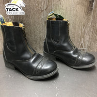 CHILDRENS Paddock Boots, Zips *vgc, mnr dirt, rubs & scratches