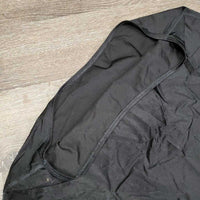Lycra Shoulder Guard, buckle *fair, clean, thin, seam rubs, v.clumpy, rubs & pilly, threads