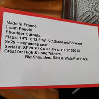 17" MW *5" CWD 2Gs Close Contact, 2 Billet Guards, Red CWD Cover, Foam Panels, Shoulder Cutouts, Flaps: 14"L x 13.5"W Serial #: SE29 S1 CC 2C PA STPT 17 52013