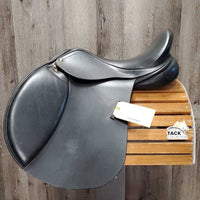 17.5 XW *8" Sankey Black Label All Purpose, 2 Billet Guards, 2 Front Velcro Blocks, Black Sankey Cover