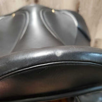 17.5 XW *8" Sankey Black Label All Purpose, 2 Billet Guards, 2 Front Velcro Blocks, Black Sankey Cover