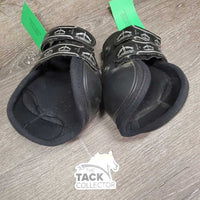 "XPro" Neoprene Hind Boots, velcro *gc, clean, rubs, thin edges, faded, dirt, velcro: crumpled & curled edges