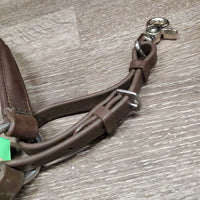 FS Rsd Breastplate, 2x Running Martingale Attachments *gc, mnr cracked & peels, rubs, loose threads & frays, missing keeper