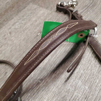 FS Rsd Breastplate, 2x Running Martingale Attachments *gc, mnr cracked & peels, rubs, loose threads & frays, missing keeper