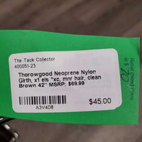 Neoprene Nylon Girth, x1 els *xc, mnr hair, clean