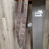 17.5 Adj *set MW *5" Custom Saddlery Monoflap Saddle, Black Custom Saddlery Cover, Wool Flocking, Rear Gussets, Large Exterior Front Pencil Roll & Back Block, Flaps: 15"L x 14.25"W Serial #: 22712 175 13