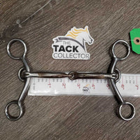 #403 SS Sweet Iron Junior CowHorse Western Bit *gc, clean, scrapes, scratches, stains, rust & residue