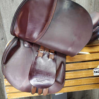 17" MW 5.25" Vega Close Contact, 2 Billet Guards, Black Vega 1/2 Cover, Wool/Felt Panels, Med Front & Back Blocks, Flaps: 13.25"l x 13"W Serial #: 17 N 2612105 M 2 -1.5