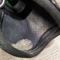 4 Open Front & Hind Boots, tabs *gc, clean, mnr rubs, scrapes, hair, torn edge