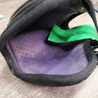 4 Open Front & Hind Boots, tabs *gc, clean, mnr rubs, scrapes, hair, torn edge