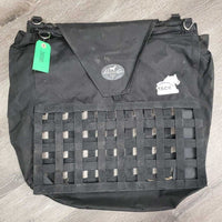 Double Sided Slow Feed Nylon Web Hay Bag *vgc, NO straps, clean, hay, faded, salt? film, rubs