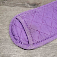 Cotton Quilt Girth Cover *gc, clean, rubs, faded, mnr holey edge, pills, stains, loose stitching