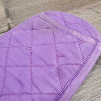 Cotton Quilt Girth Cover *gc, clean, rubs, faded, mnr holey edge, pills, stains, loose stitching