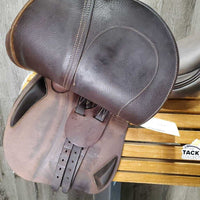 17.5" W *5.75" Full Buffalo Antares Connexion Close Contact, 2 Billet Guards, Navy Antares Cover, Med Front & Back Blocks, Foam Panels, Flaps: 15"L x 13.75"w Serial #: 19 3264 4 NB 17.5L