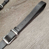 Leather & Elastic Breastplate, snap *gc, dirty, hair, edge scrapes & chews?, faded, NO Running
