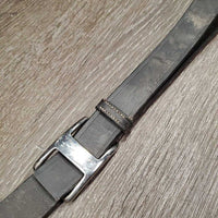Leather & Elastic Breastplate, snap *gc, dirty, hair, edge scrapes & chews?, faded, NO Running