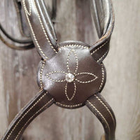 FS Rsd Monocrown Figure 8 Bridle *vgc, dirt, broken keeper, scraped edges, gunk