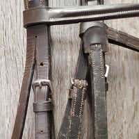 FS Rsd Monocrown Figure 8 Bridle *vgc, dirt, broken keeper, scraped edges, gunk