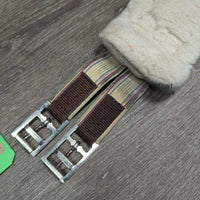 Nylon Web, Fleece Lined, 2x els, D Ring *gc, clean & v.dirty?v.stained, clumpy