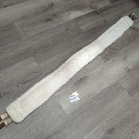 Nylon Web, Fleece Lined, 2x els, D Ring *gc, clean & v.dirty?v.stained, clumpy