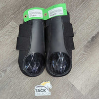 Closed Front & Hind Boots, velcro *gc, rubs, scrapes, dirty inside, hair, pilly, snags