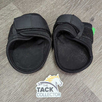Closed Front & Hind Boots, velcro *gc, rubs, scrapes, dirty inside, hair, pilly, snags