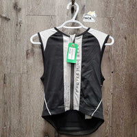 Light Back Protector Vest, Mesh, Zipper *gc, dirt, stains