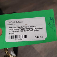 Mesh Trailer Boot - Grooming Tools Hanging Organizer, 2x Straps *xc, clean, mnr gunk