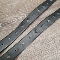 Pr Synthetic Stirrup Leathers *vgc, rubs, mnr dirt, faded & hole rubs