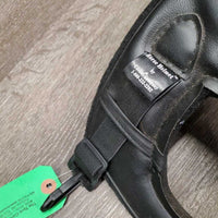 Felt & Leather Poll Guard Head Bumper, snaps *xc/like new, clean, v.mnr hair