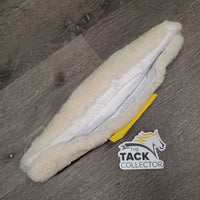 Sheepskin Noseband Shadow Roll *xc/vgc, clean, velcro: edge rubs, threads & hair