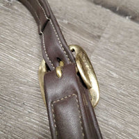 Training Leather Halter, Nylon Rope Noseband *gc/fair, frayed/weak ends, mnr dirt, film & rubs